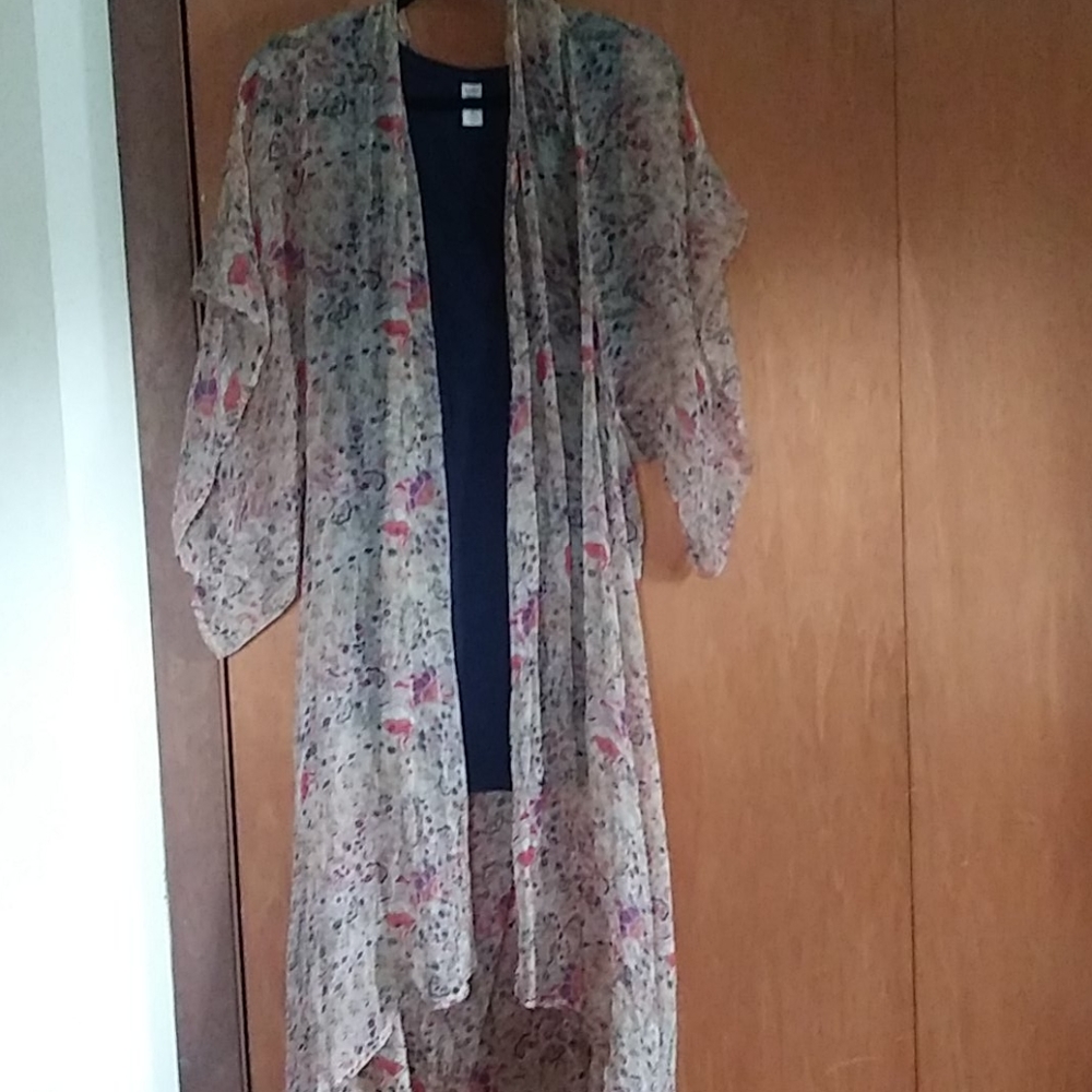 Sheer cardigan